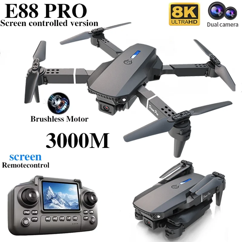 Professional E88 PRO Drone wit - Drone Racing Camera ulasan dan harga