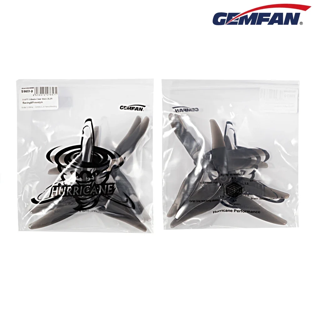 10Pairs (10CW + 10CCW) Gemfan  - Drone Racing Propeller ulasan dan harga