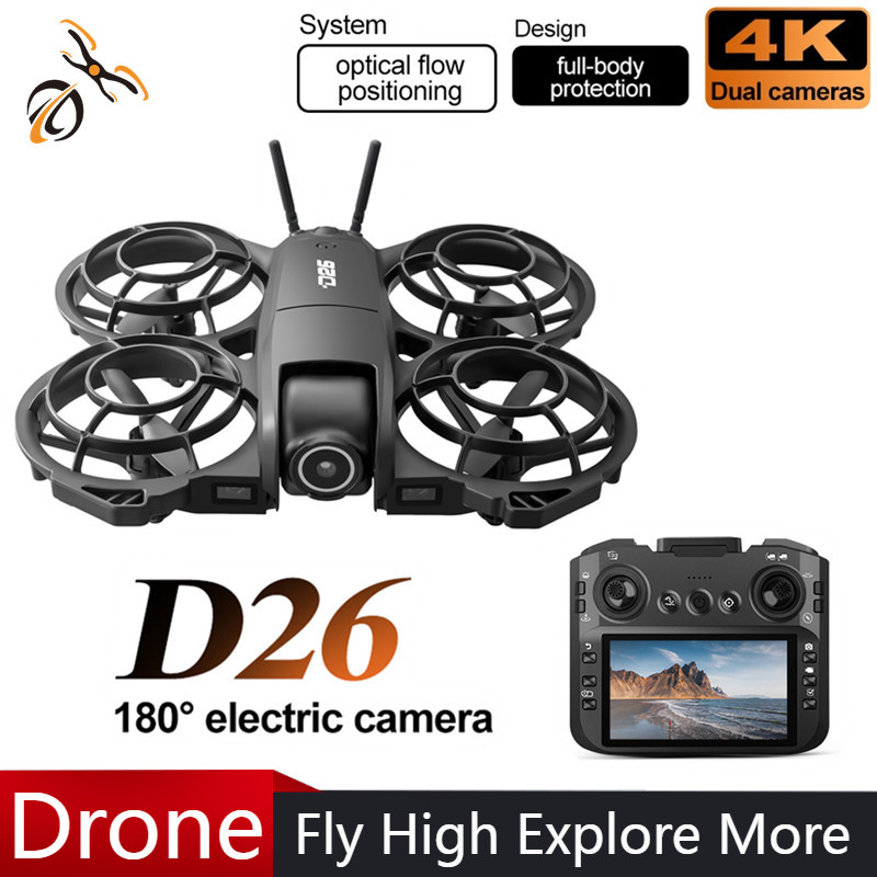 D26 Drone 4K Aerial HD 180° Ca - Drone Racing Camera ulasan dan harga