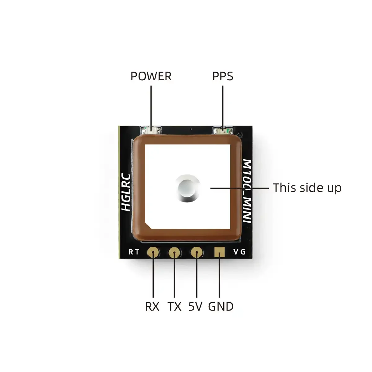 HGLRC M100 MINI GPS Module M10 - Drone Racing Flight Controller ulasan dan harga
