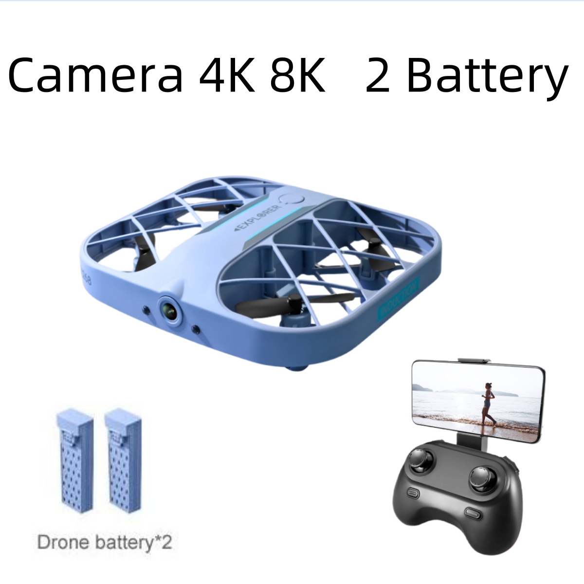 JJRC H107 FPV RC Drone with 2  - Drone Racing Camera ulasan dan harga